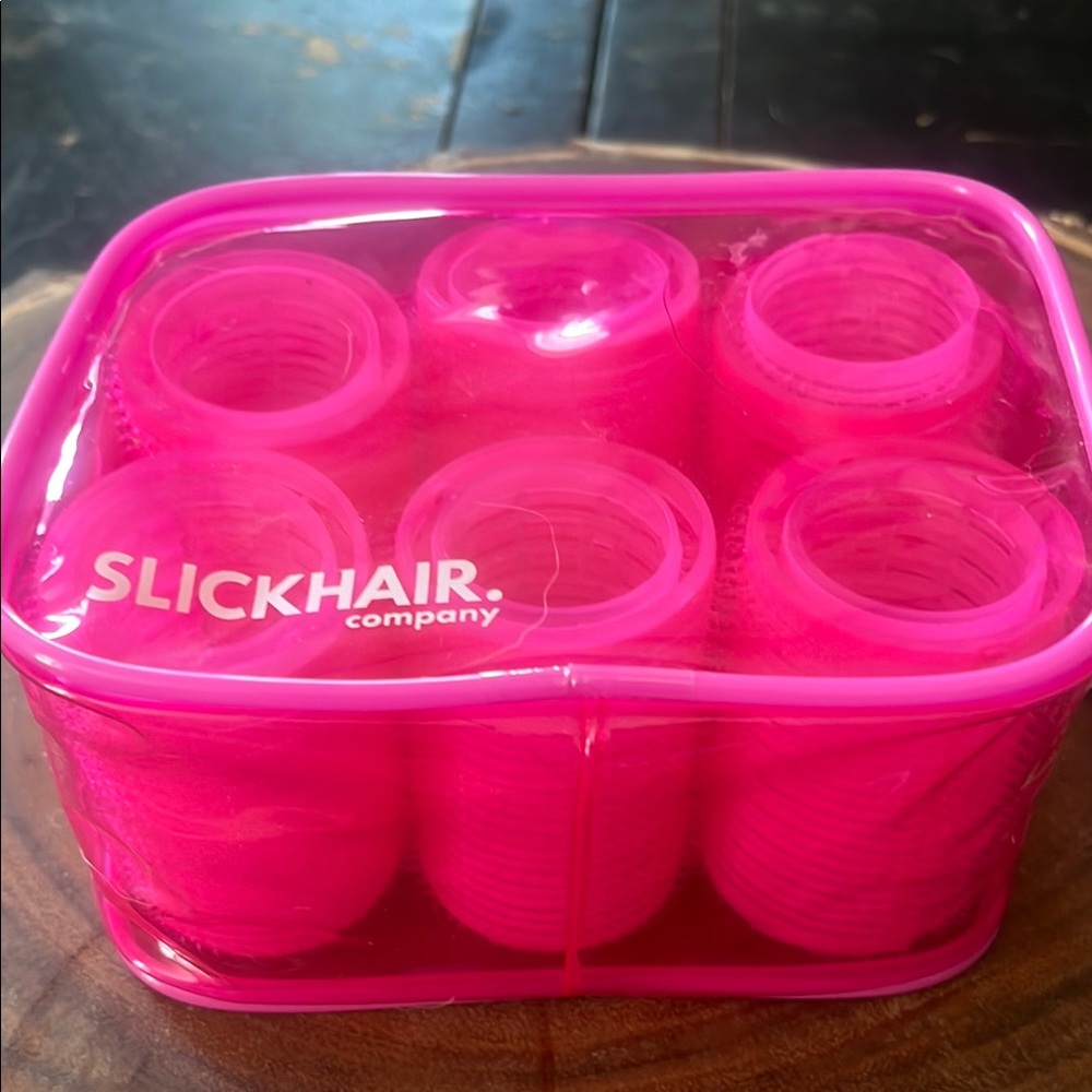 Slickhair Pink Hair Rollers Set